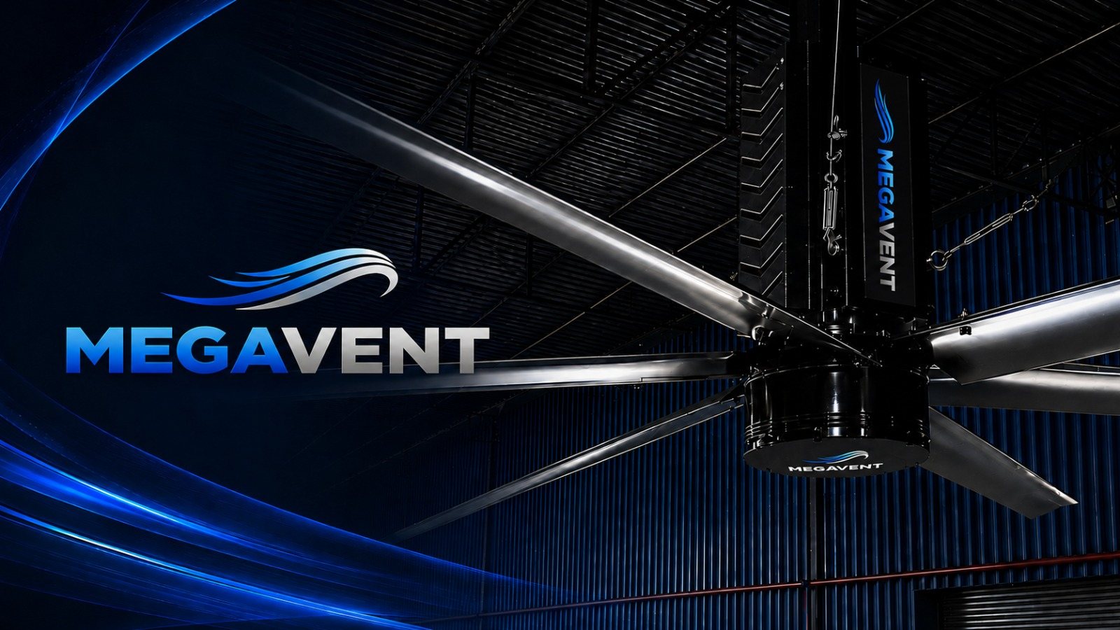 Ventilador de Teto HVLS Megavent